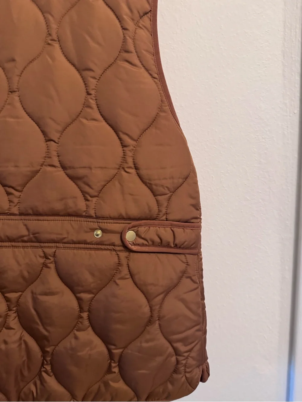 J.Crew Brown Quilted Vest